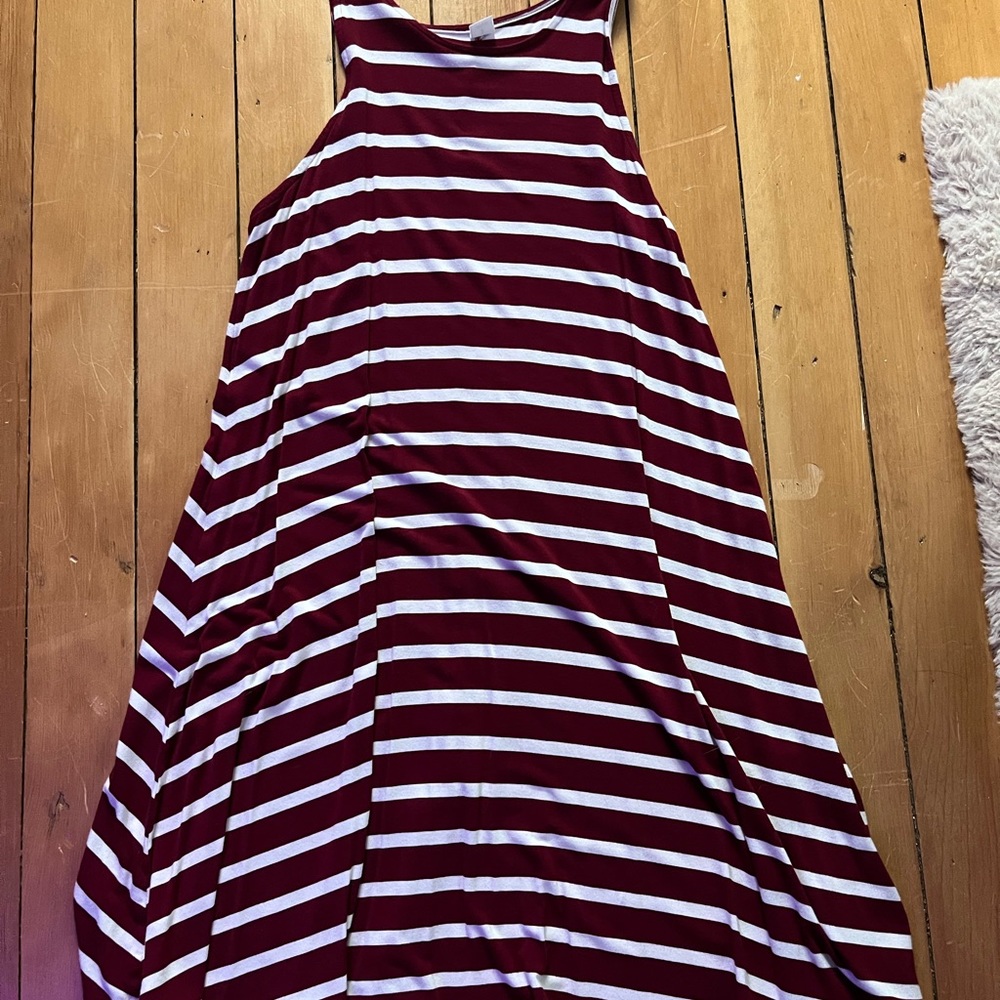 burgundy old navy sundress